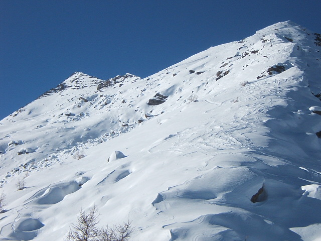 Sommet 2807m de la crête de Reychard