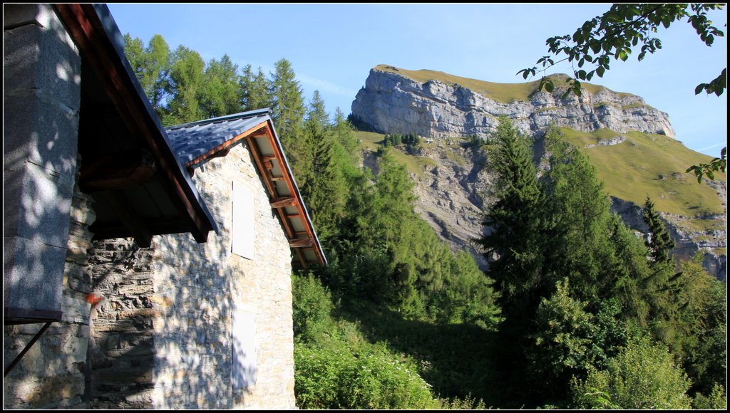 Sommet depuis les Chalets de la Balme