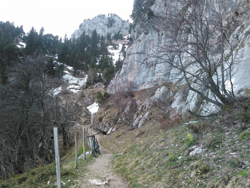 Sous col de l'Alpe - fait froid