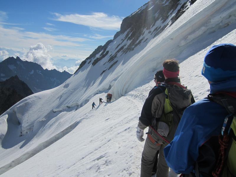 Sous la barre des Ecrins