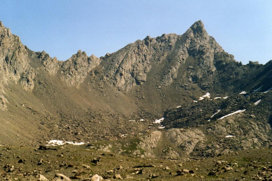 Sous le Brec, au pied du couloir de montÃ©e