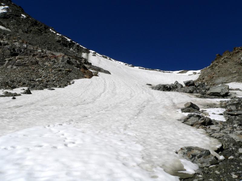 Sous le col de la Sassière