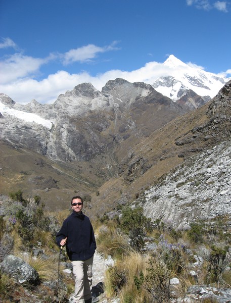Steven devant le Mont Huascaran