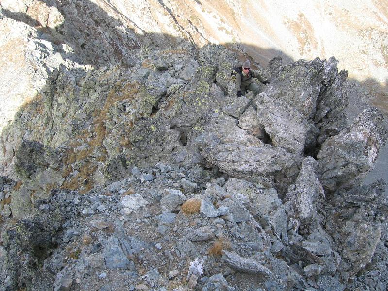 Sur l'arête