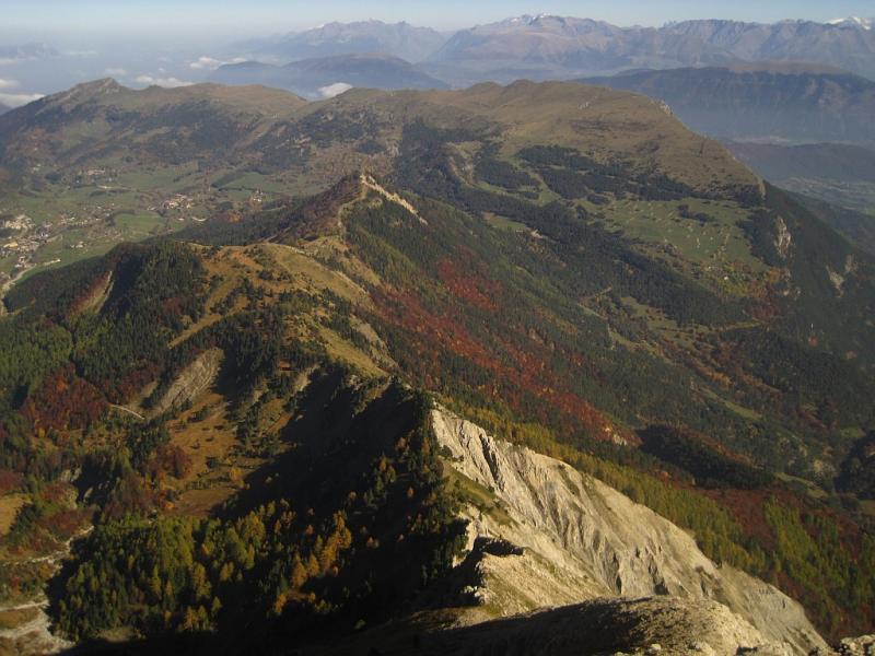 Sur l'arête NE
