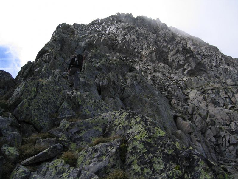 Sur l'arête Nord Est