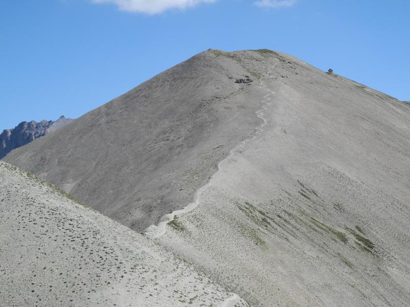 Sur l'arête vers la Tête de Girardin