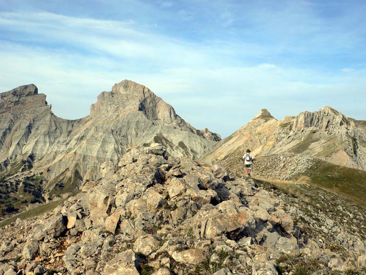 Sur la crête