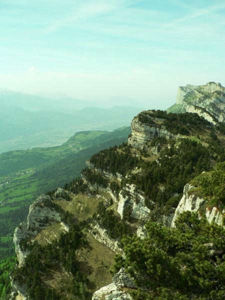 Sur la crête,  au nord du Pas de Ragris