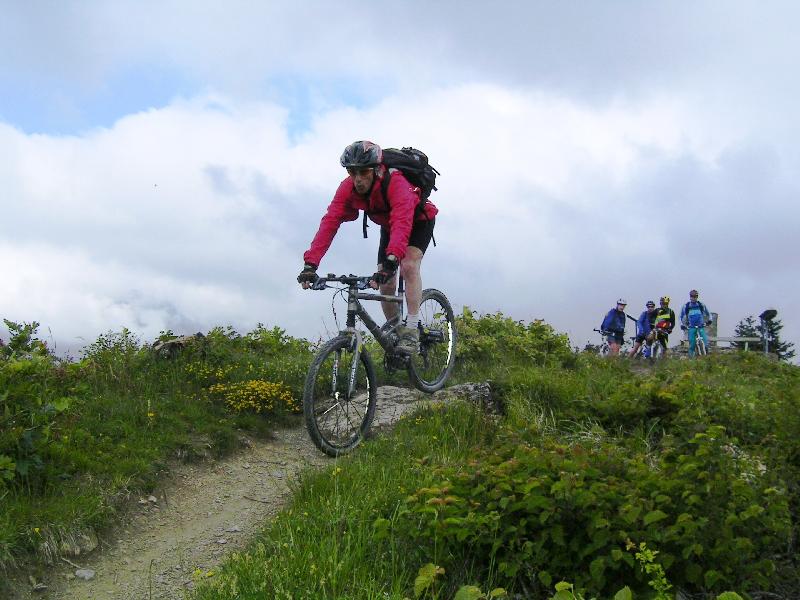 Sur la crête de Côte Rouge