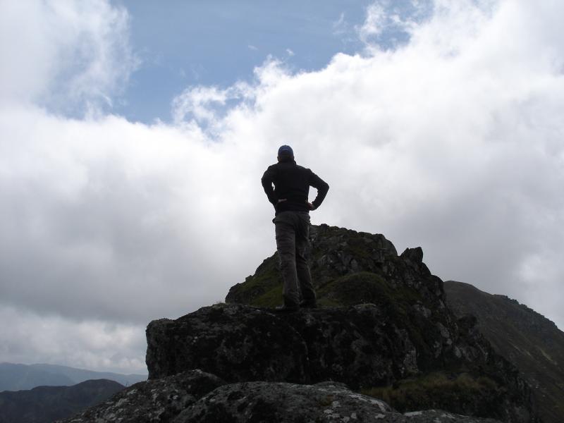 Sur la crête du Peyre Arse