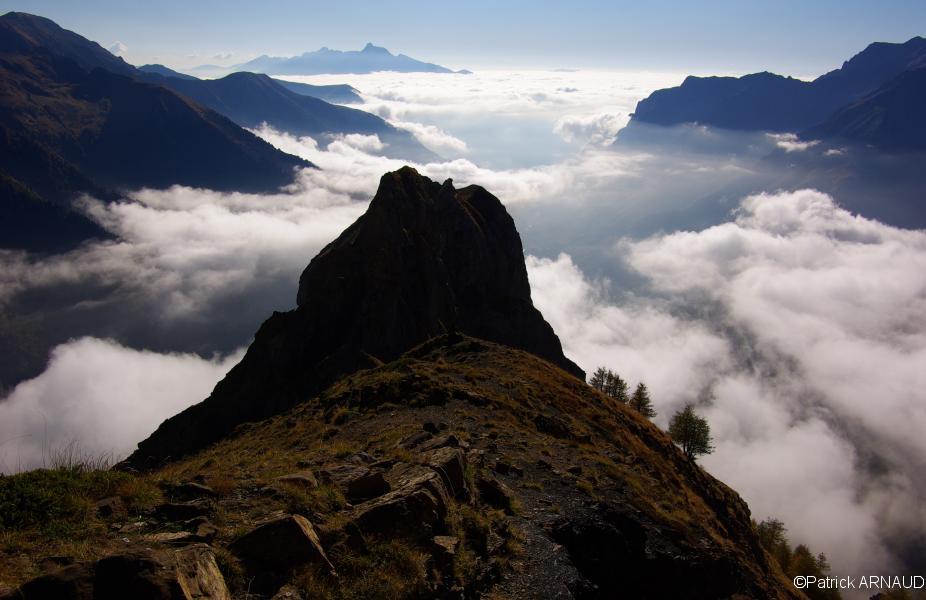 Sur la crête du Querélet