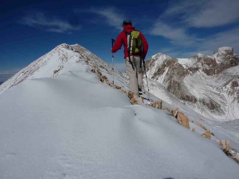 Sur la crête du Rougnou