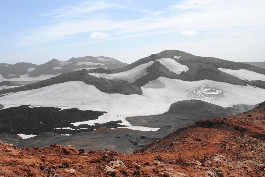 Sur le volcan