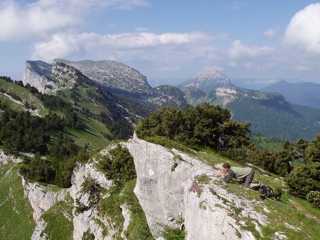 Sur les crêtes