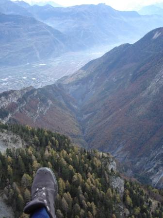 Survol de la Lizerne