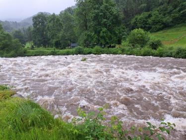 Trail le matin, trai du garbet à Aulus