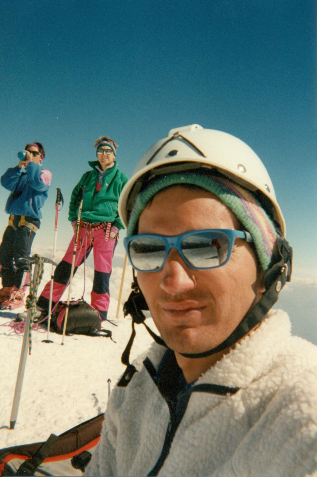 Selfie au sommet du Mont Blanc