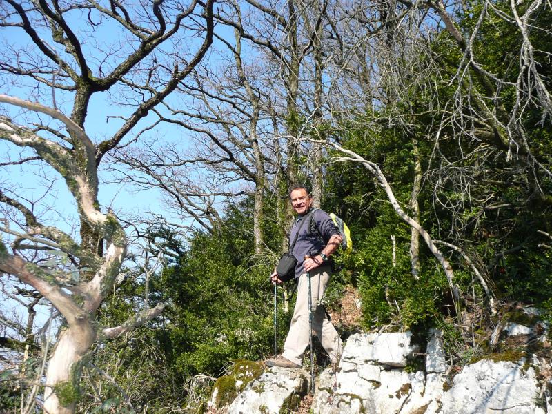sentier bien dégagé