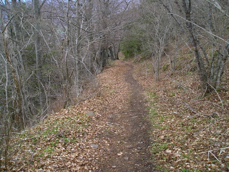 sentier montant du Villaret