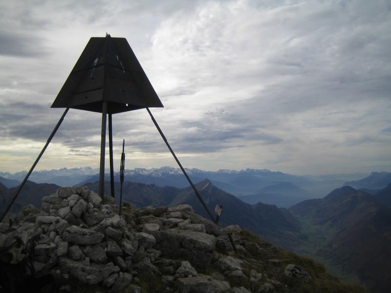signal géodésique du sommet