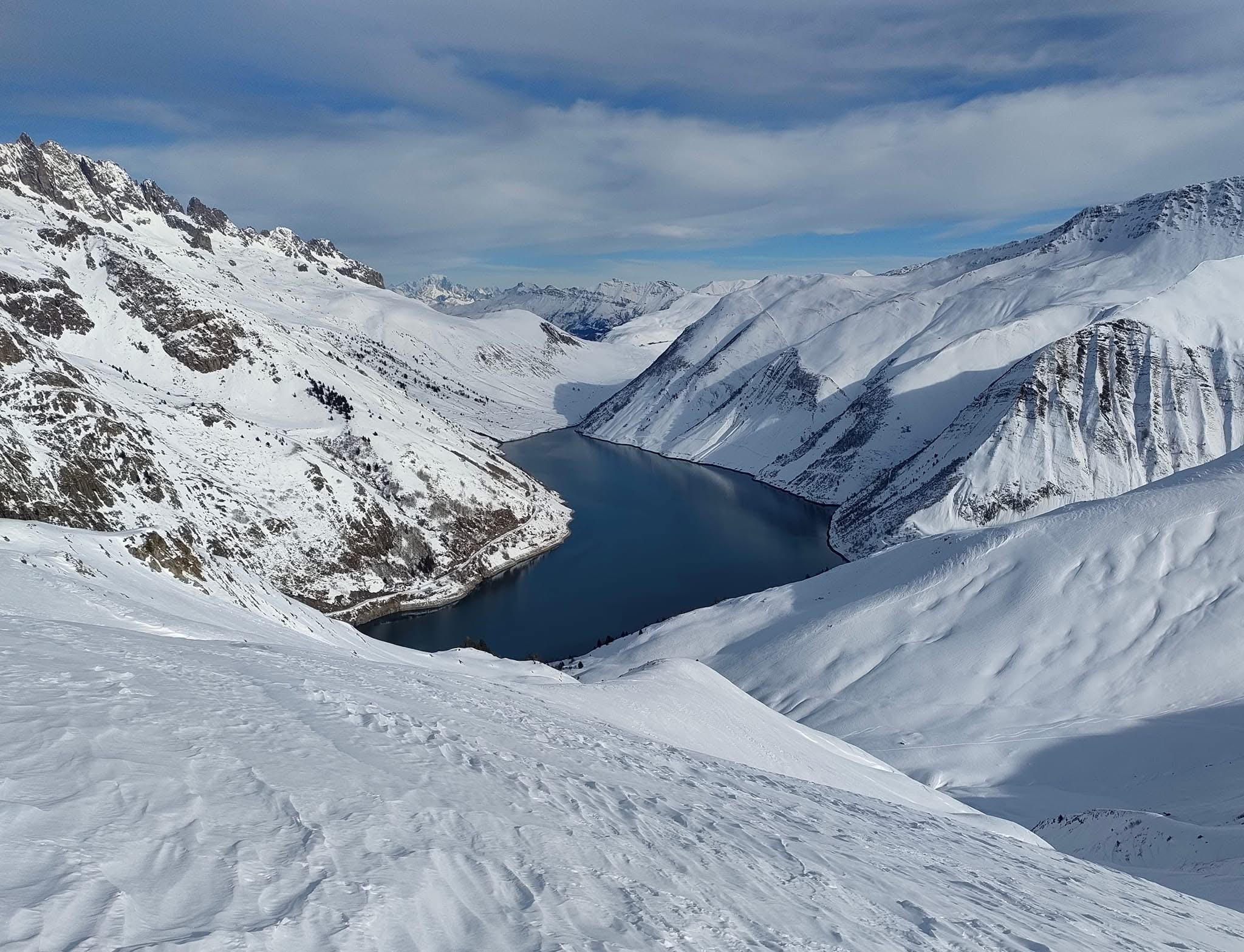 Ski avec le cougnate 