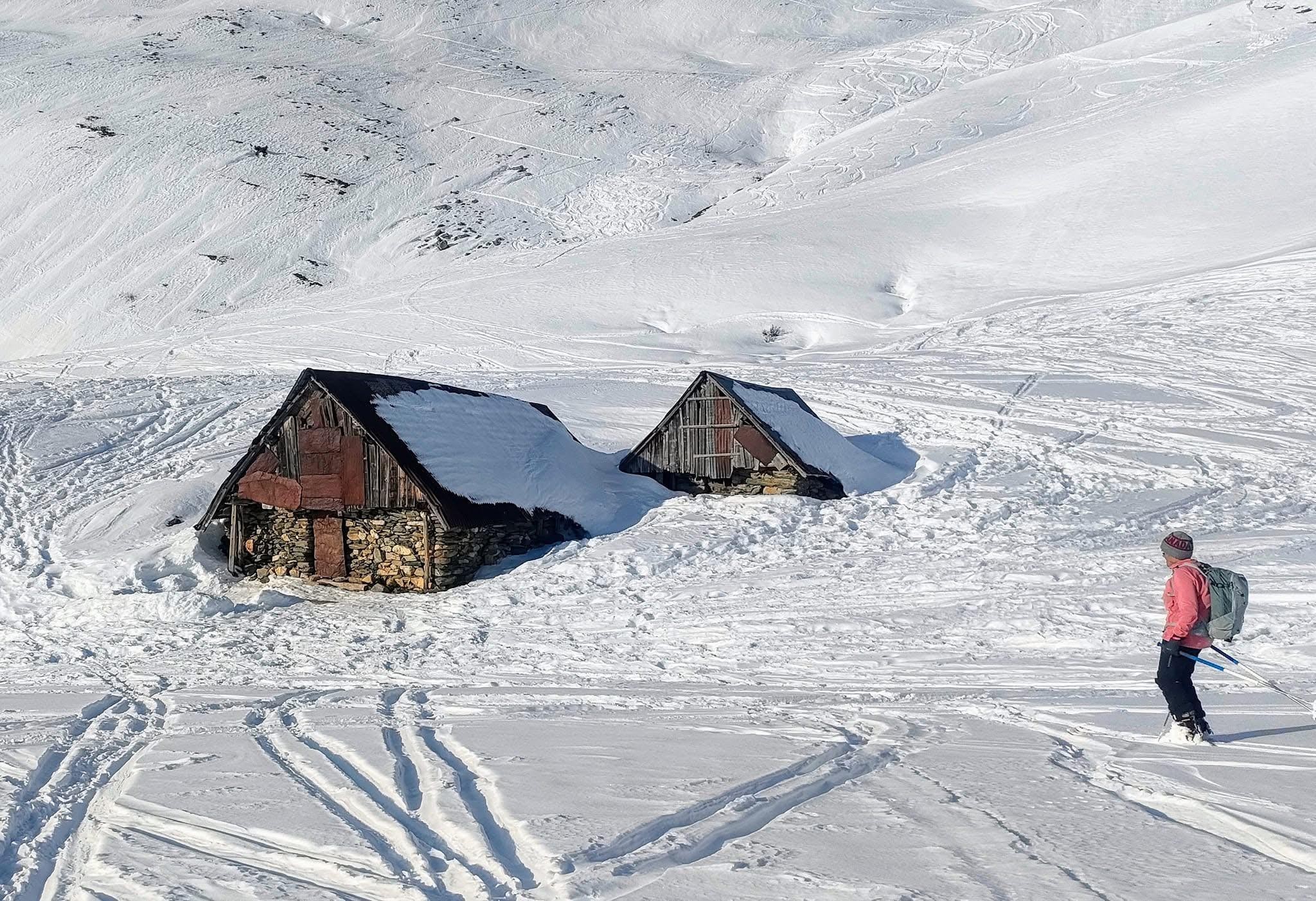 Ski avec le cougnate 