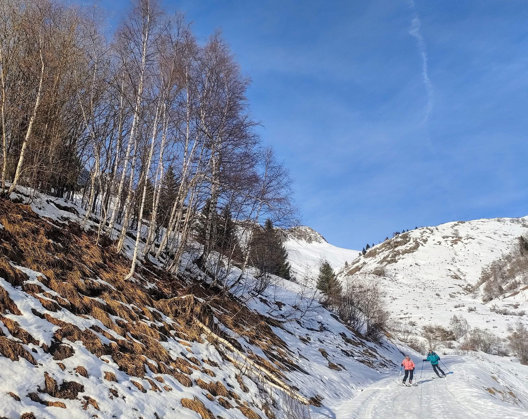 Ski avec le cougnate 