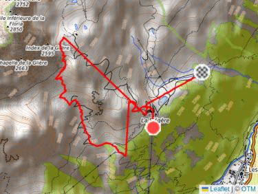 Ski alpin dans l&apos;après-midi
