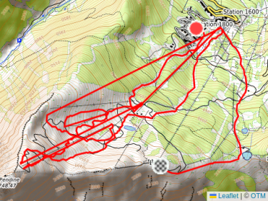 Ski alpin le matin Puy-Saint-Vincent