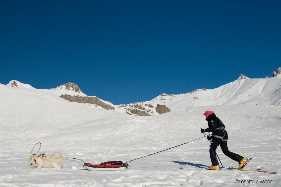 ski pulka au Lautaret