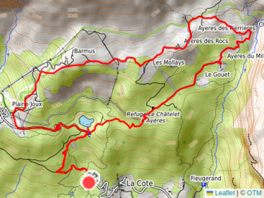 Skimo 6: Tour des Ayeres depuis la Cote