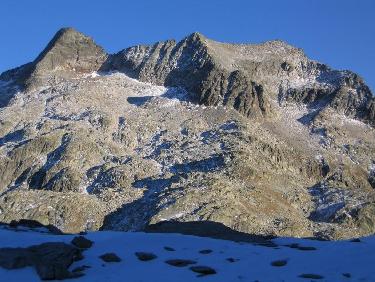 le toit (rocher du lac du Cos)
