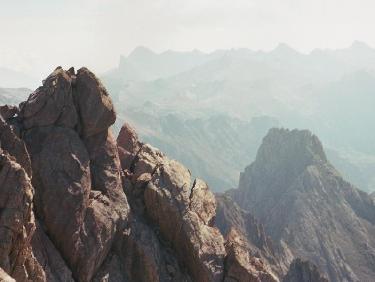 Sommet du Brec (à droite)