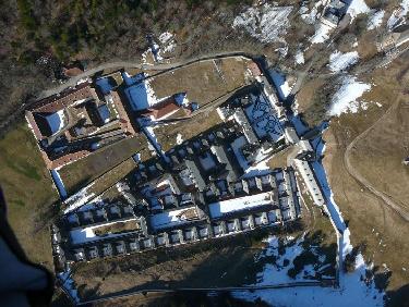Le Monastère vu du ciel