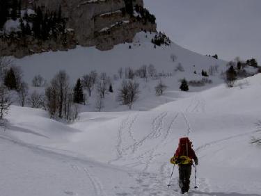peu avant le refuge des Banettes