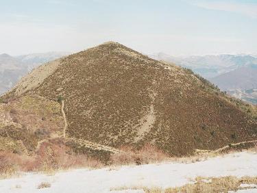 le Cousson Nord depuis le sommet Sud