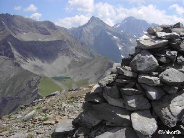 Lac Labarre vu de la Tète de Rame.
