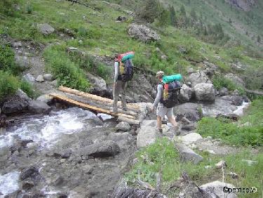 Traversée de torrent