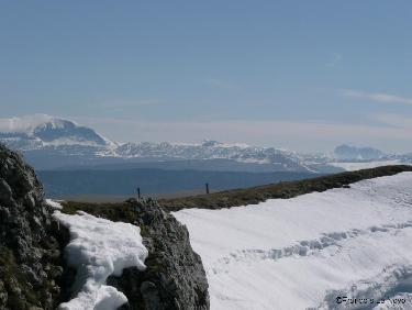 Vue Grand Veymont et Obiou