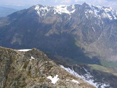 le rocher rond depuis le Tabor