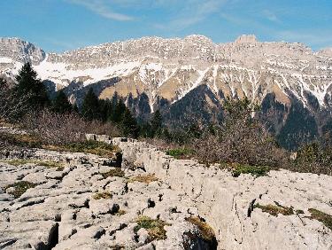 Lapiaz au Château-Vert