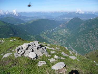Decollage de la mouche depuis le sommet