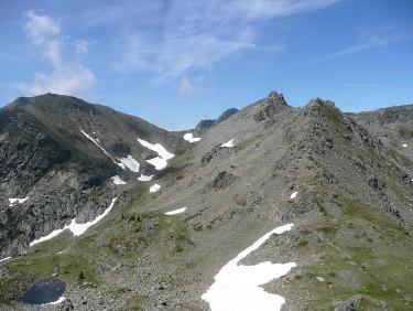 Descente sur le Col des Lessines