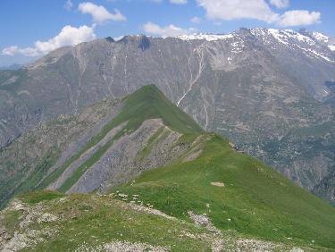 vue depuis le haut de l&apos;itinéraire