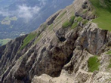 l&apos;arête NE depuis la montée au Gd Veymont