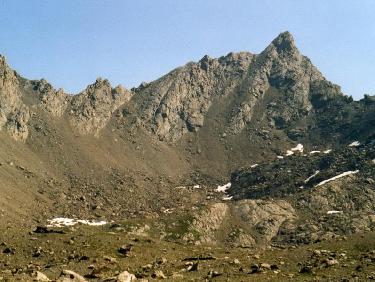 Sous le Brec, au pied du couloir de montÃ©e