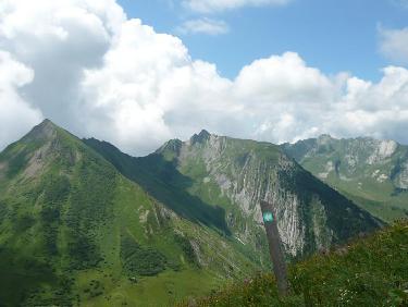 vue de la crete de l&apos;Arpette