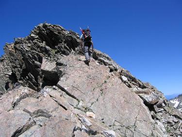 A proximité du sommet