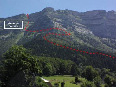 La grotte de l&apos;echelle